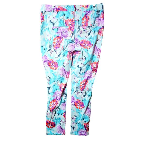 IPEKYOL Floral Dress Pants with Pockets Size 12 - Picture 2 of 4